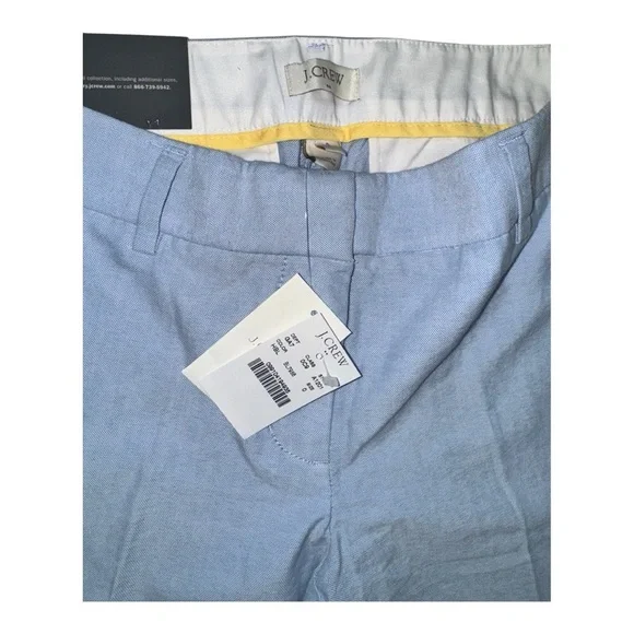 J. Crew women’s Blue Ankle Cropped Pants size 0 - Picture 3 of 3